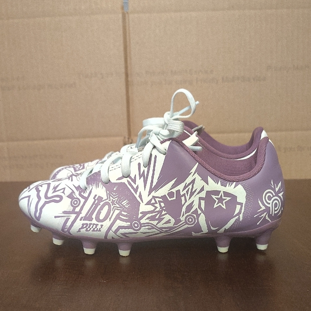 Puma Purple and White Athletic Shoes